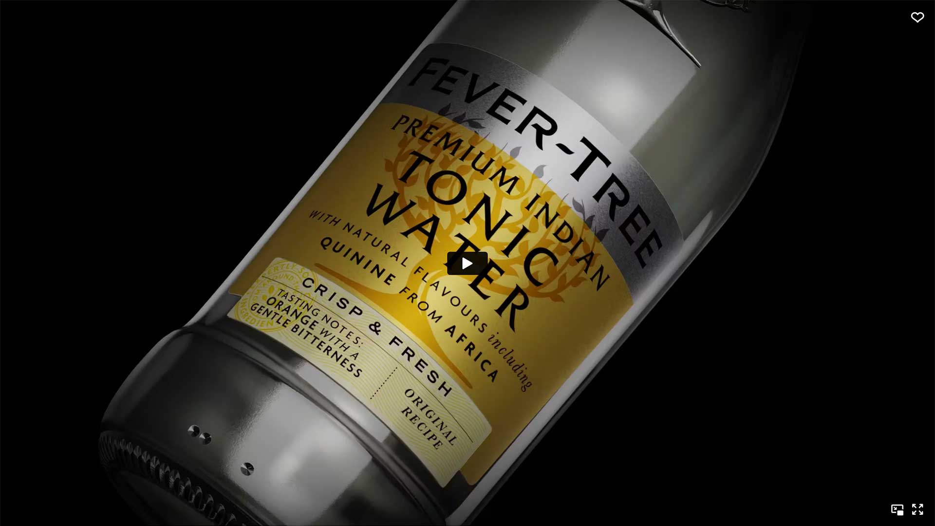 Fever Tree Bottle made in 3D